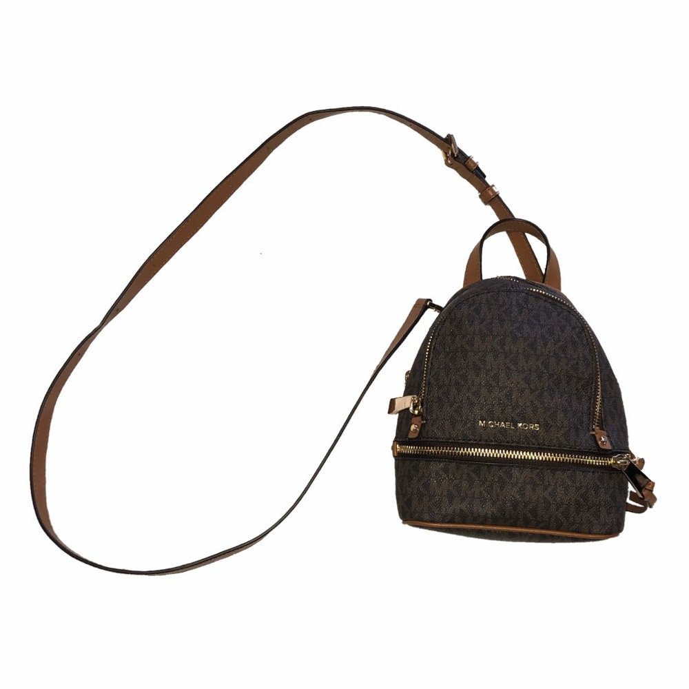 Michael Kors Rhea Mini Logo Backpack - Picture 4 of 4